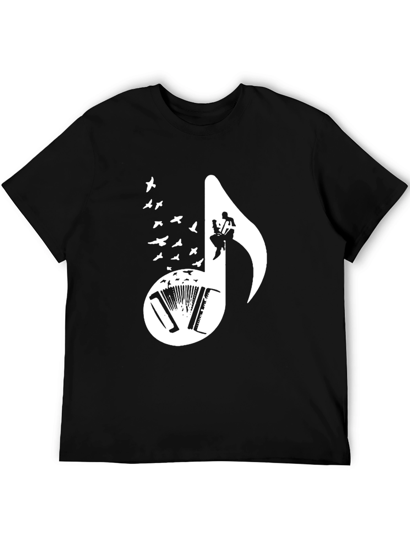 Musical Note Graphic T-Shirt