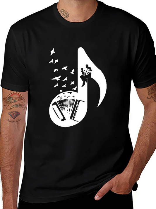 Musical Note Graphic T-Shirt