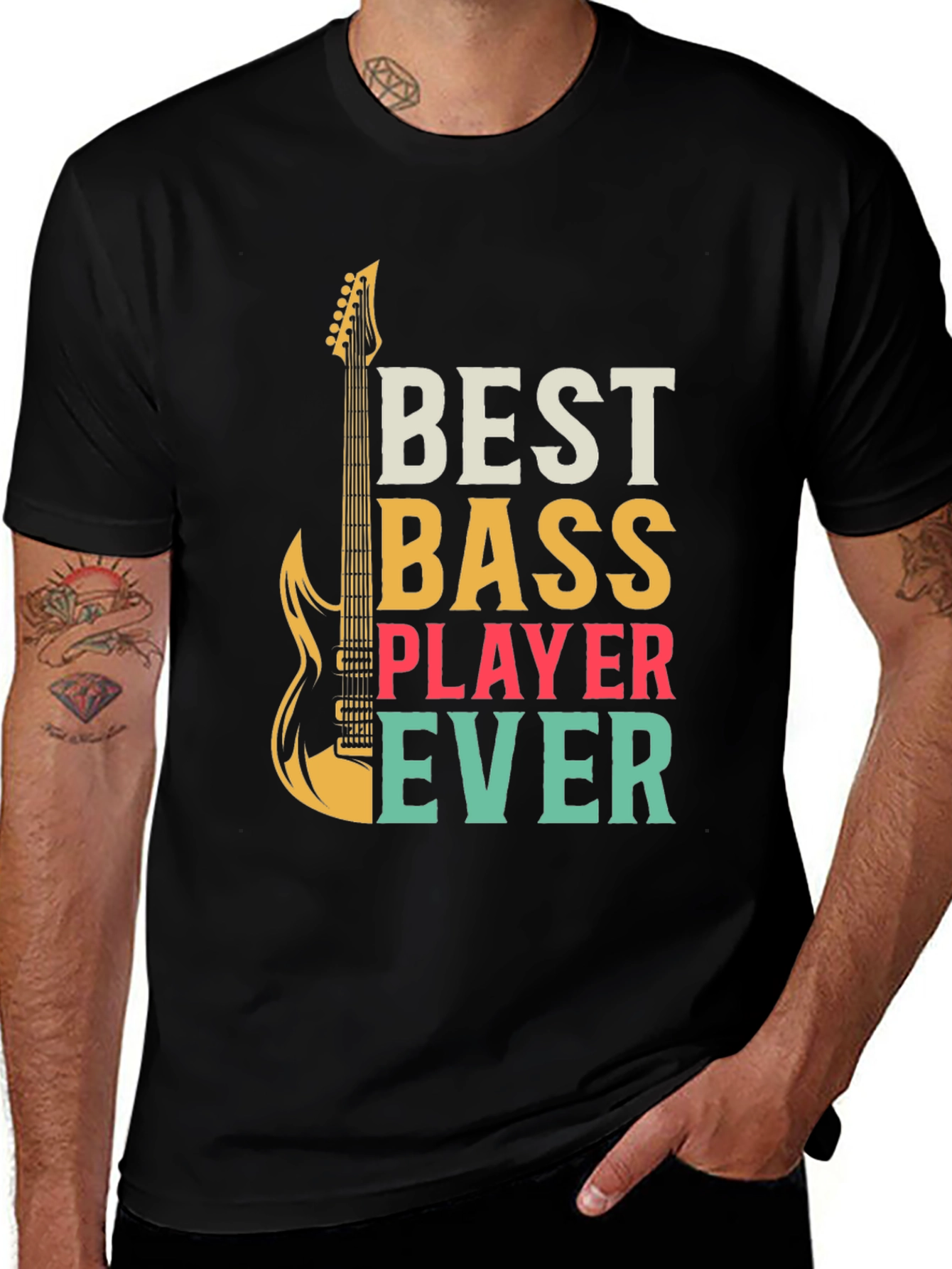 Best Bass Player Ever Graphic T-Shirt