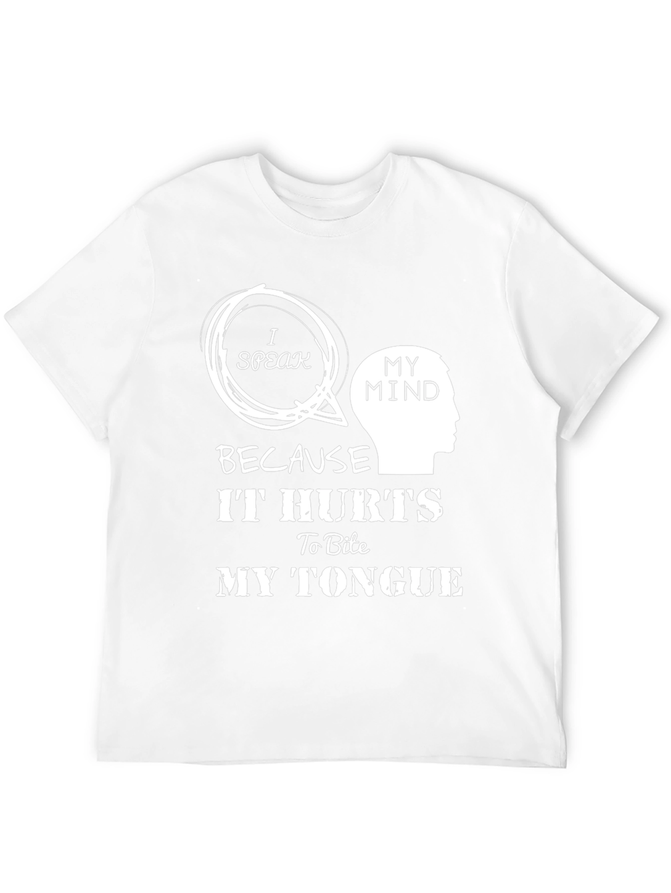 I Speak My Mind Graphic T-Shirt - Black
