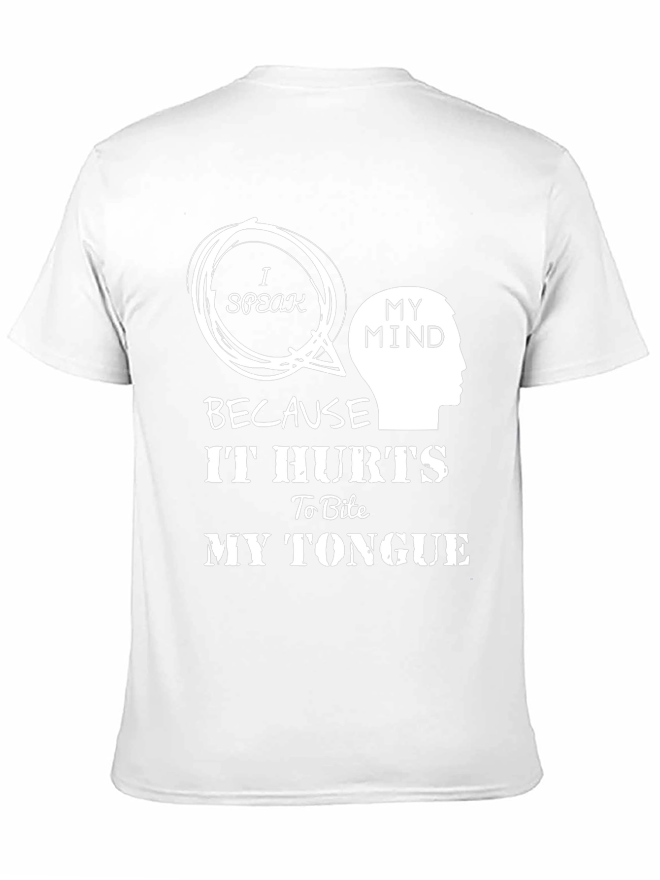 I Speak My Mind Graphic T-Shirt - Black
