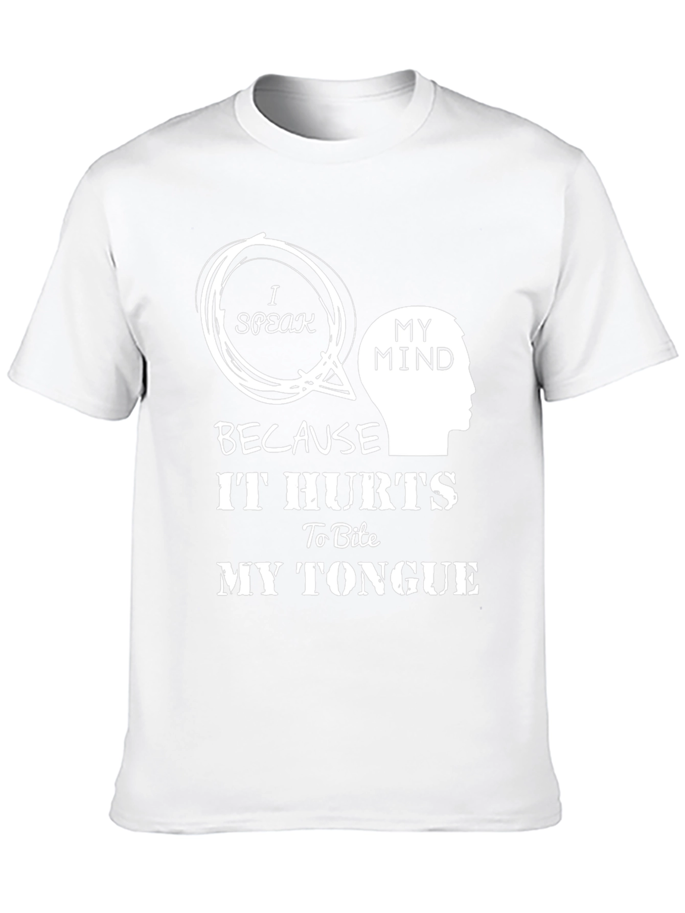 I Speak My Mind Graphic T-Shirt - Black
