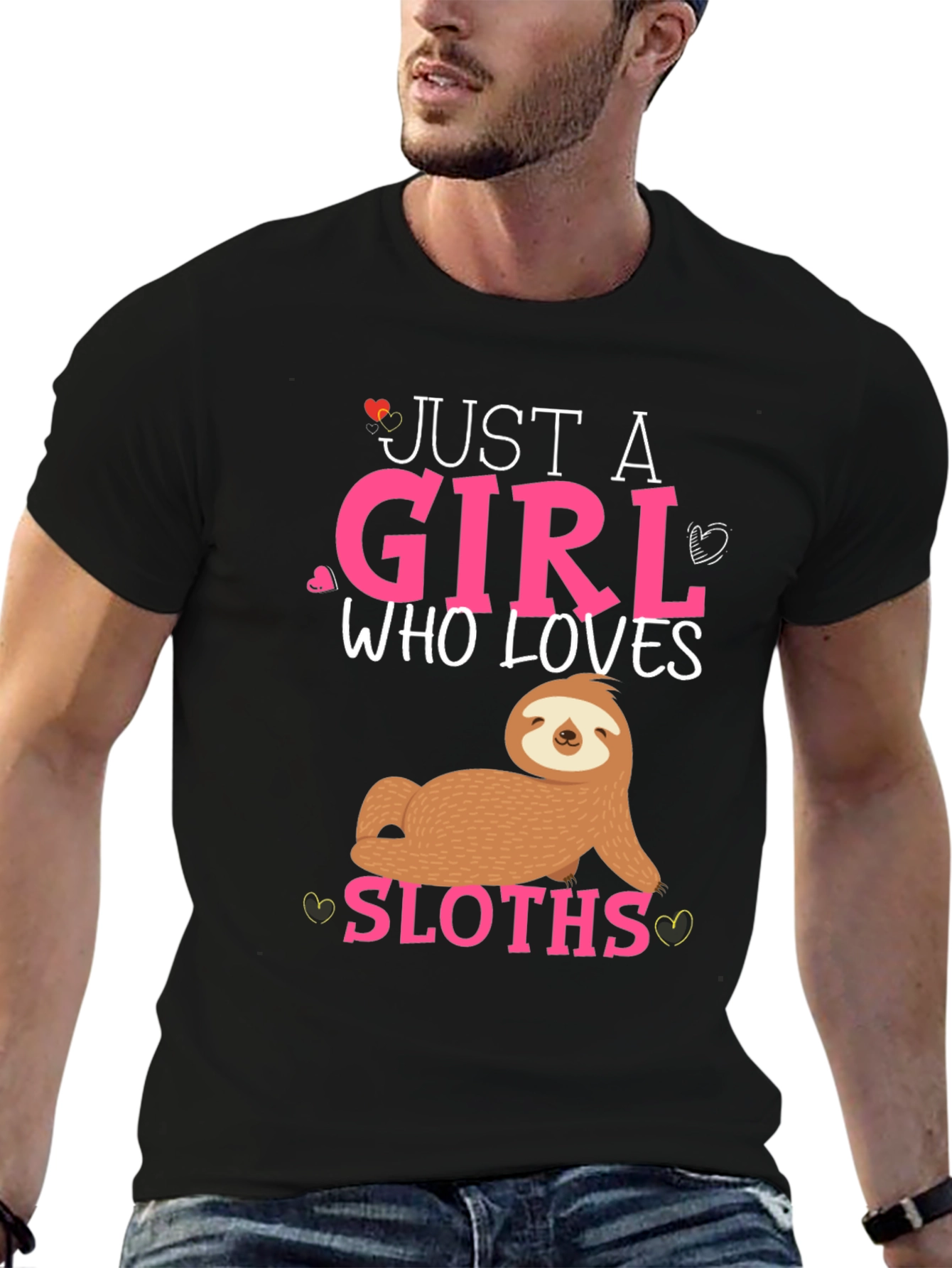 Just A Girl Who Loves Sloths T-Shirt