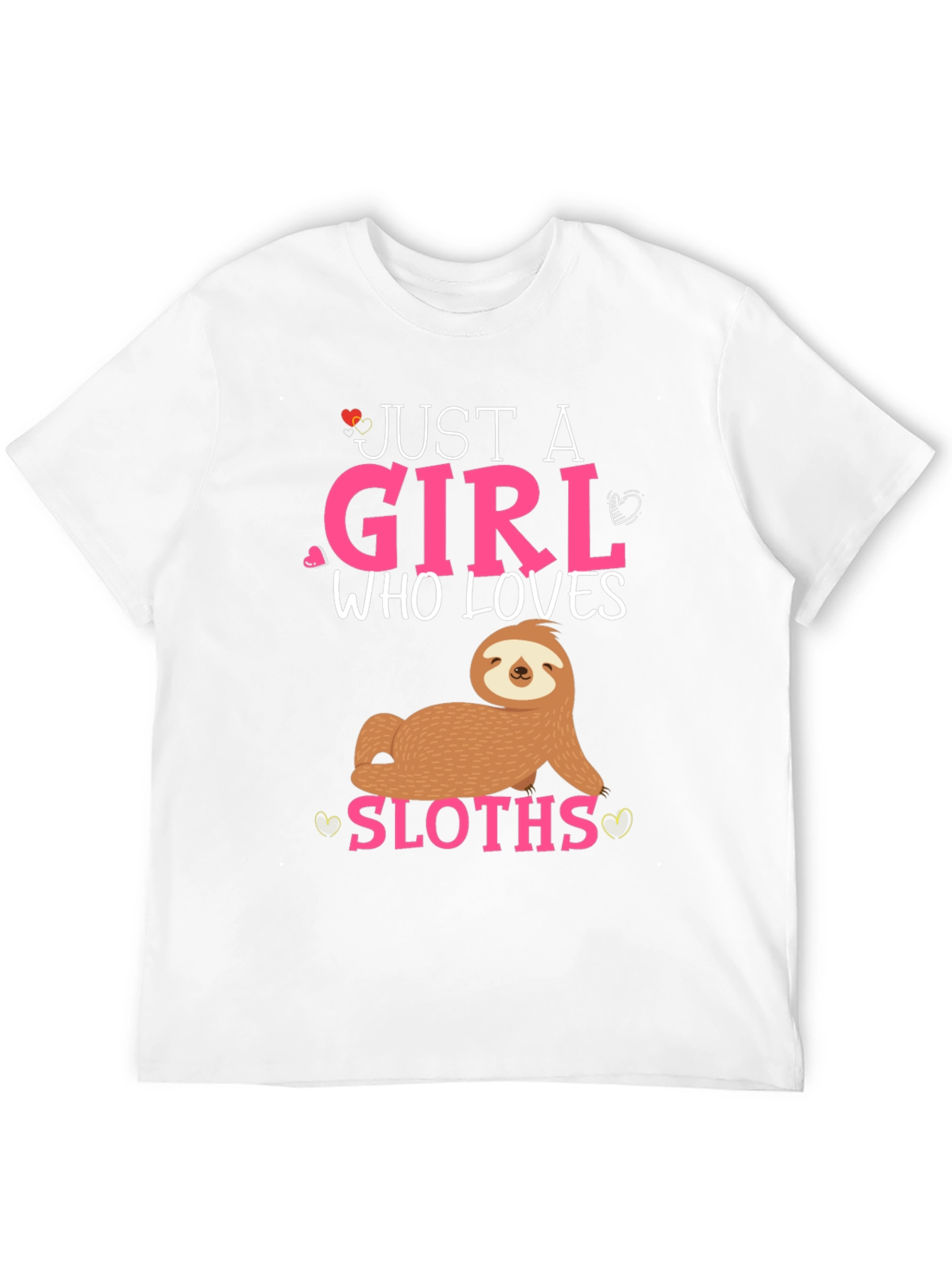 Just A Girl Who Loves Sloths T-Shirt