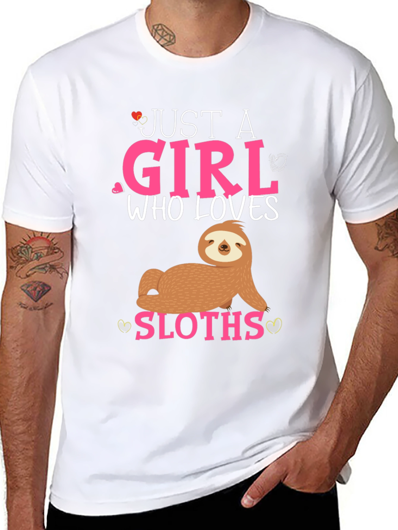 Just A Girl Who Loves Sloths T-Shirt