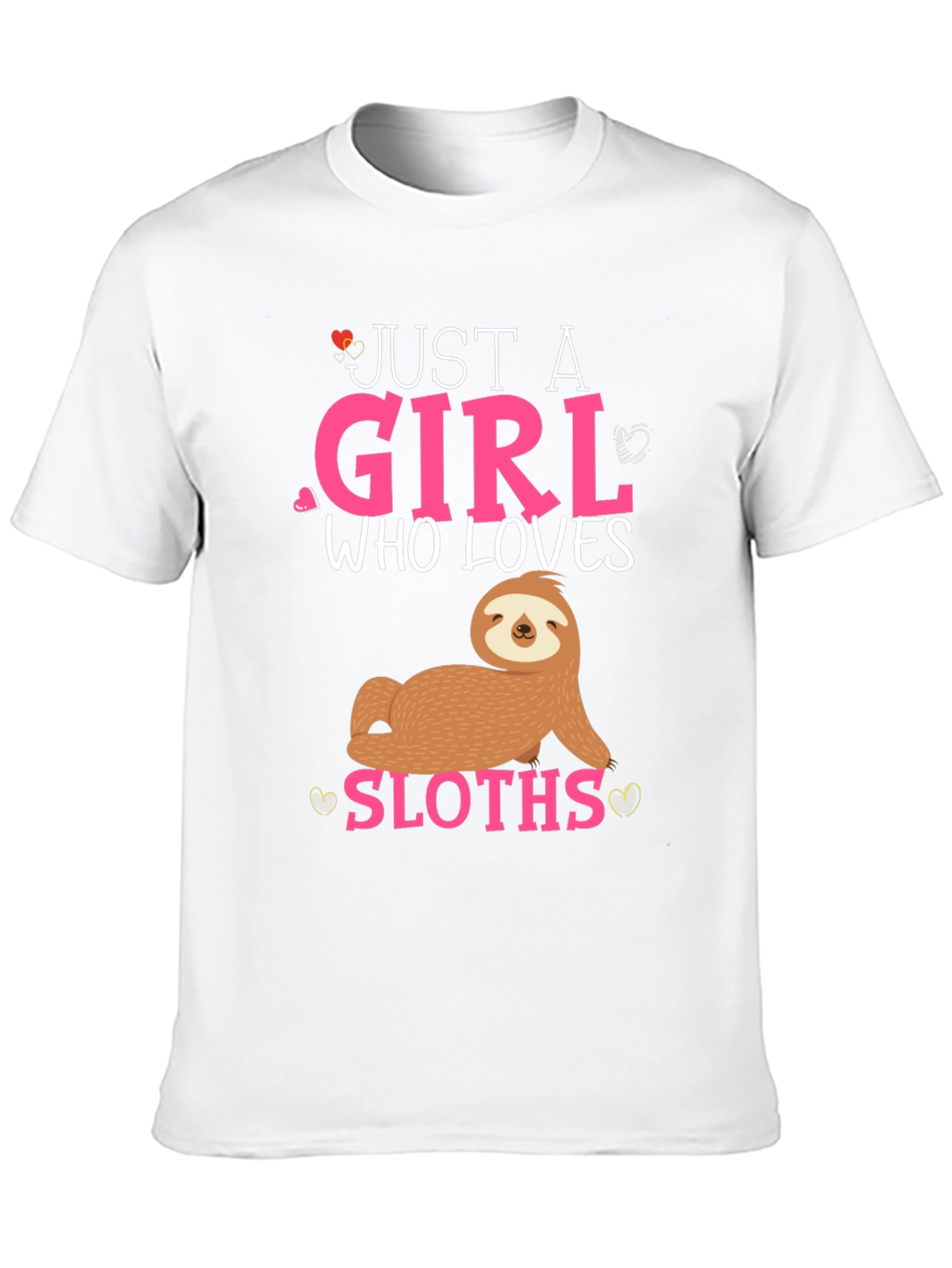 Just A Girl Who Loves Sloths T-Shirt