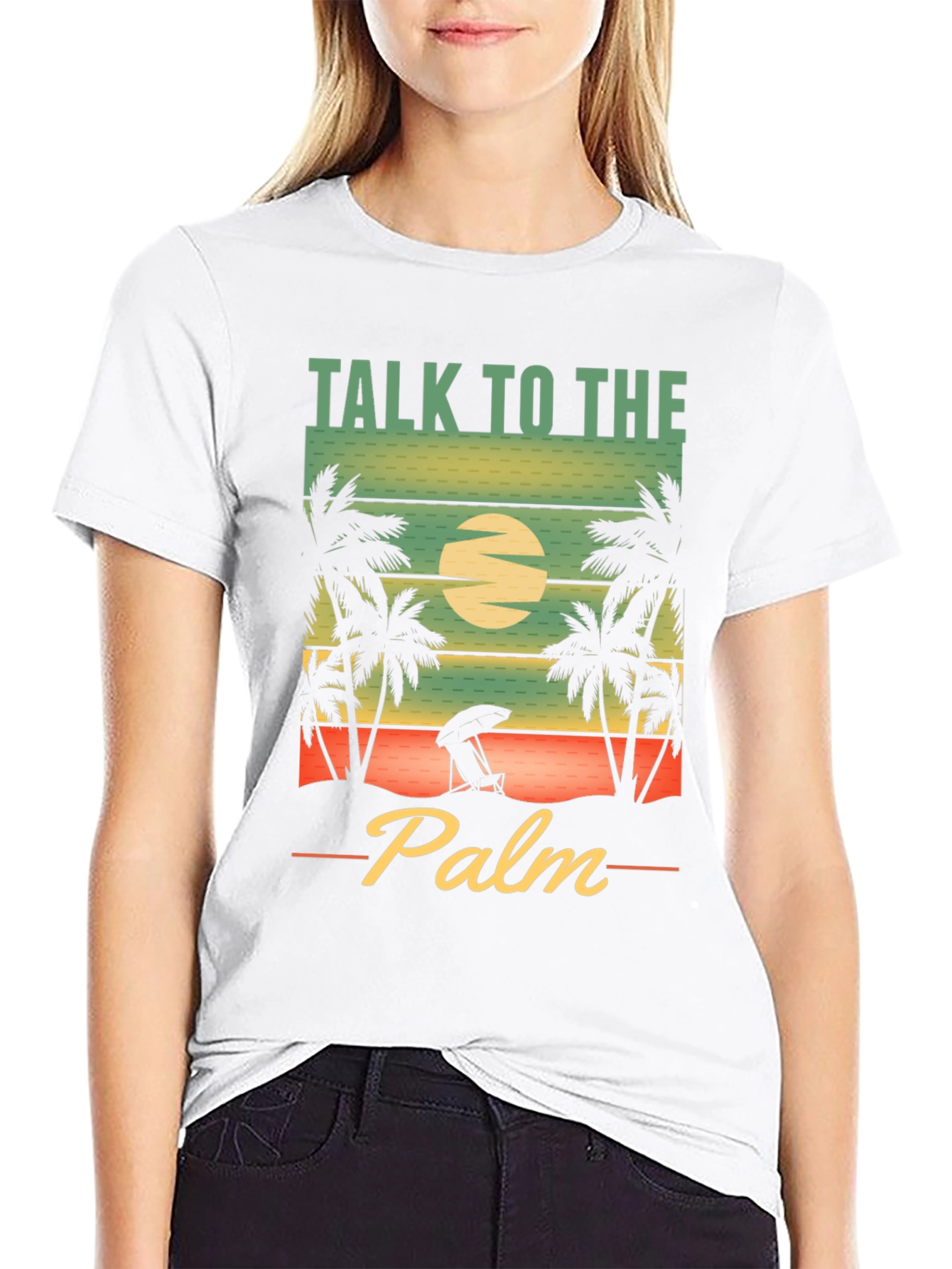 Talk to the Palm T-Shirt - Beach Vibes