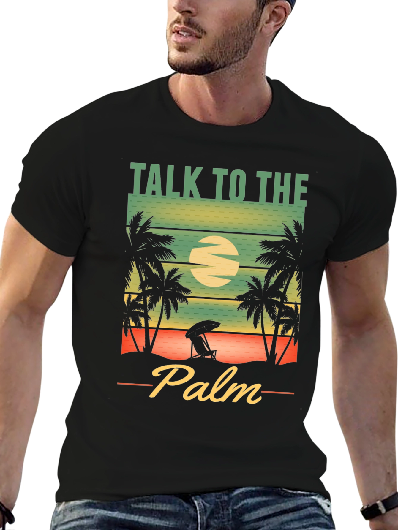 Talk to the Palm T-Shirt - Beach Vibes