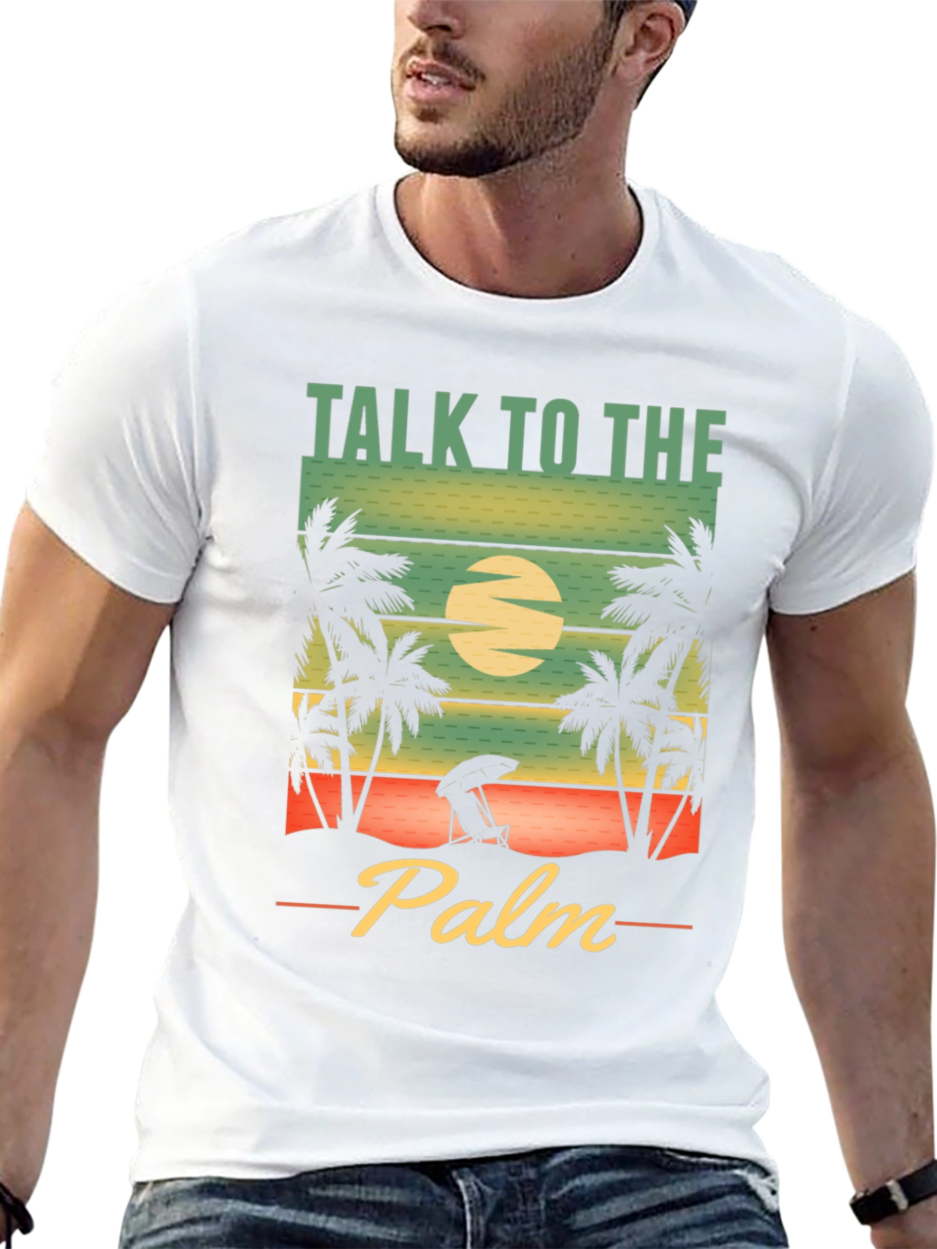 Talk to the Palm T-Shirt - Beach Vibes
