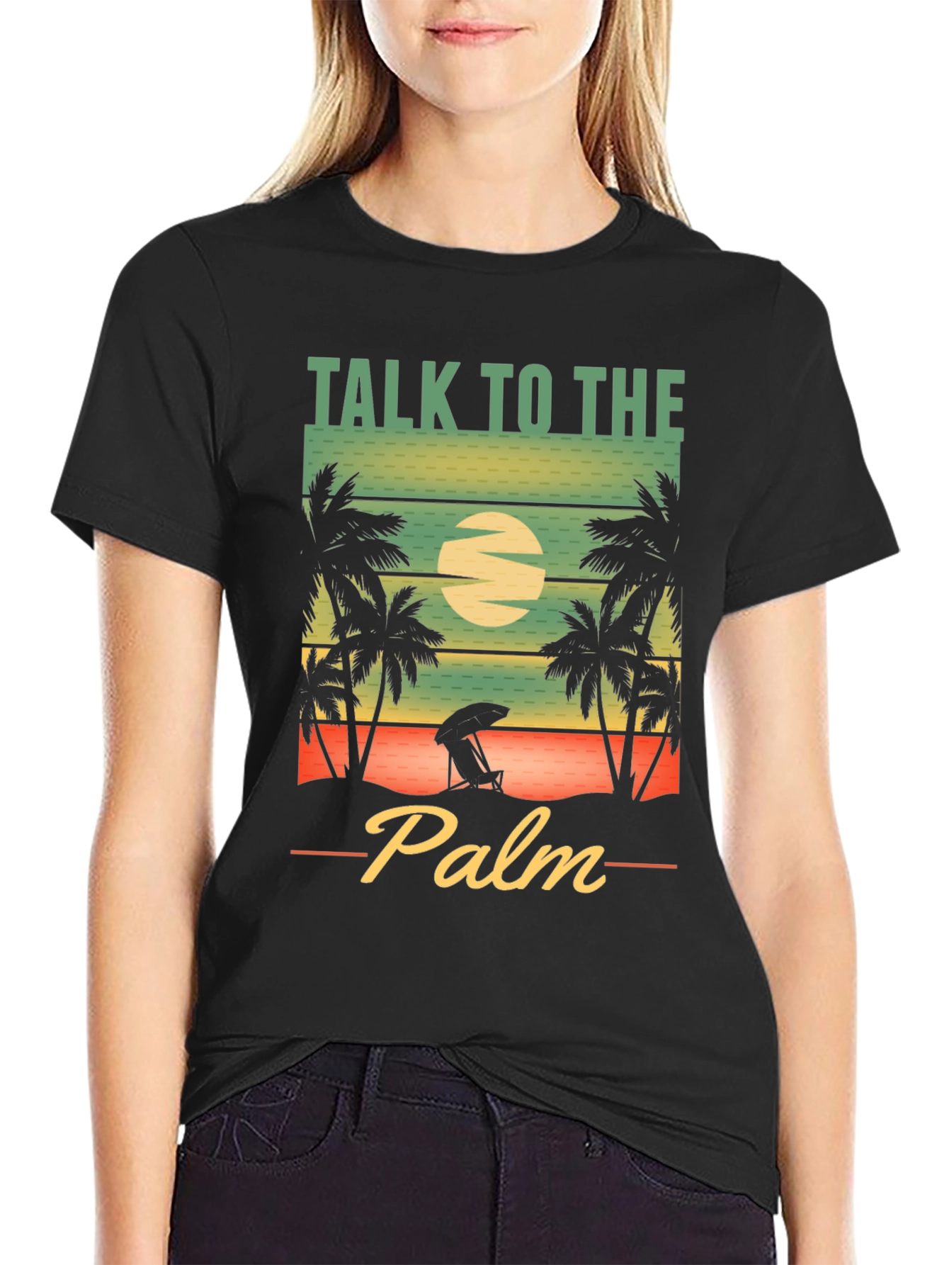 Talk to the Palm T-Shirt - Beach Vibes