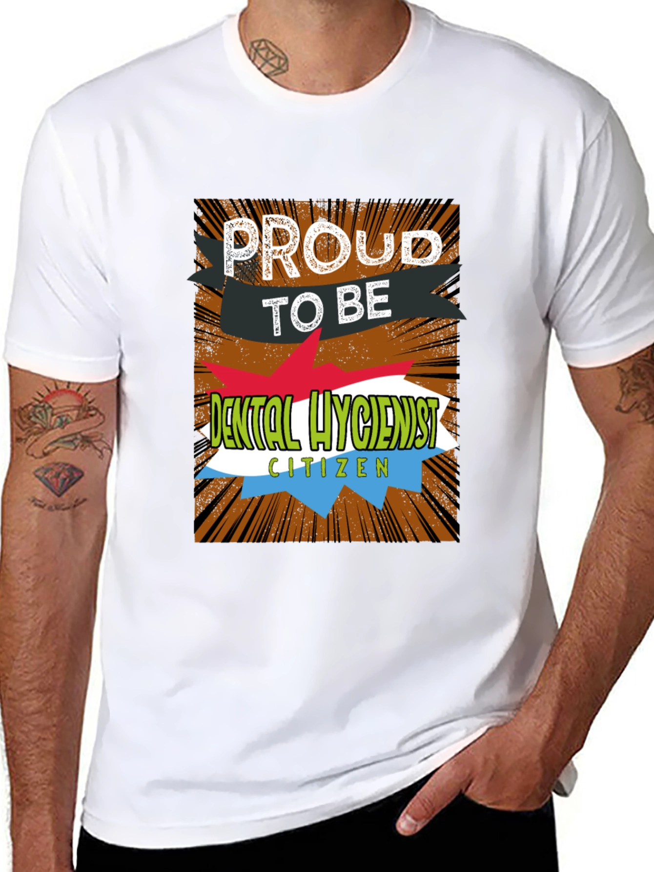 Proud Dental Hygienist T-Shirt - Citizen Design
