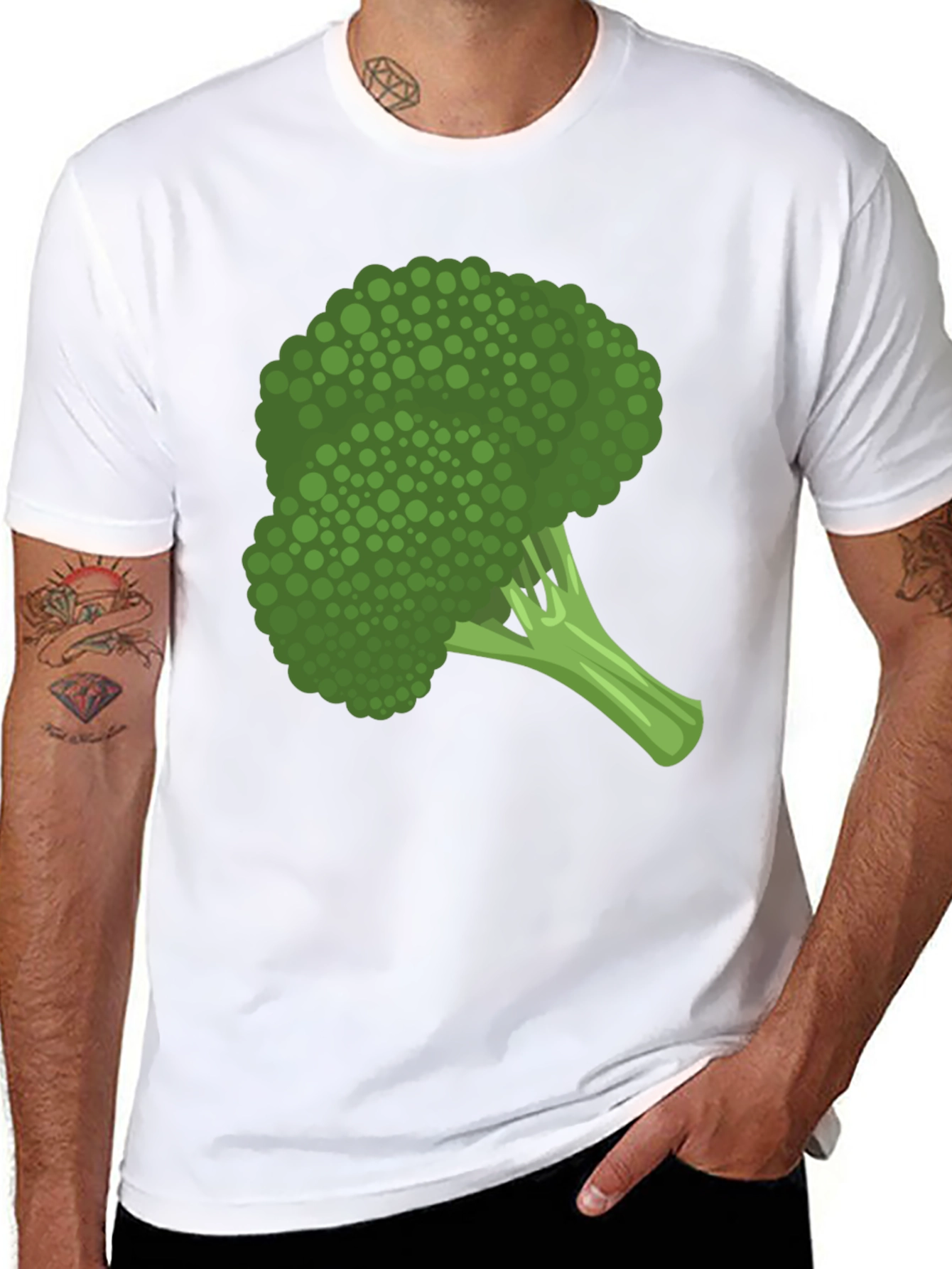 Broccoli Graphic Tee - Fresh Veggie Style