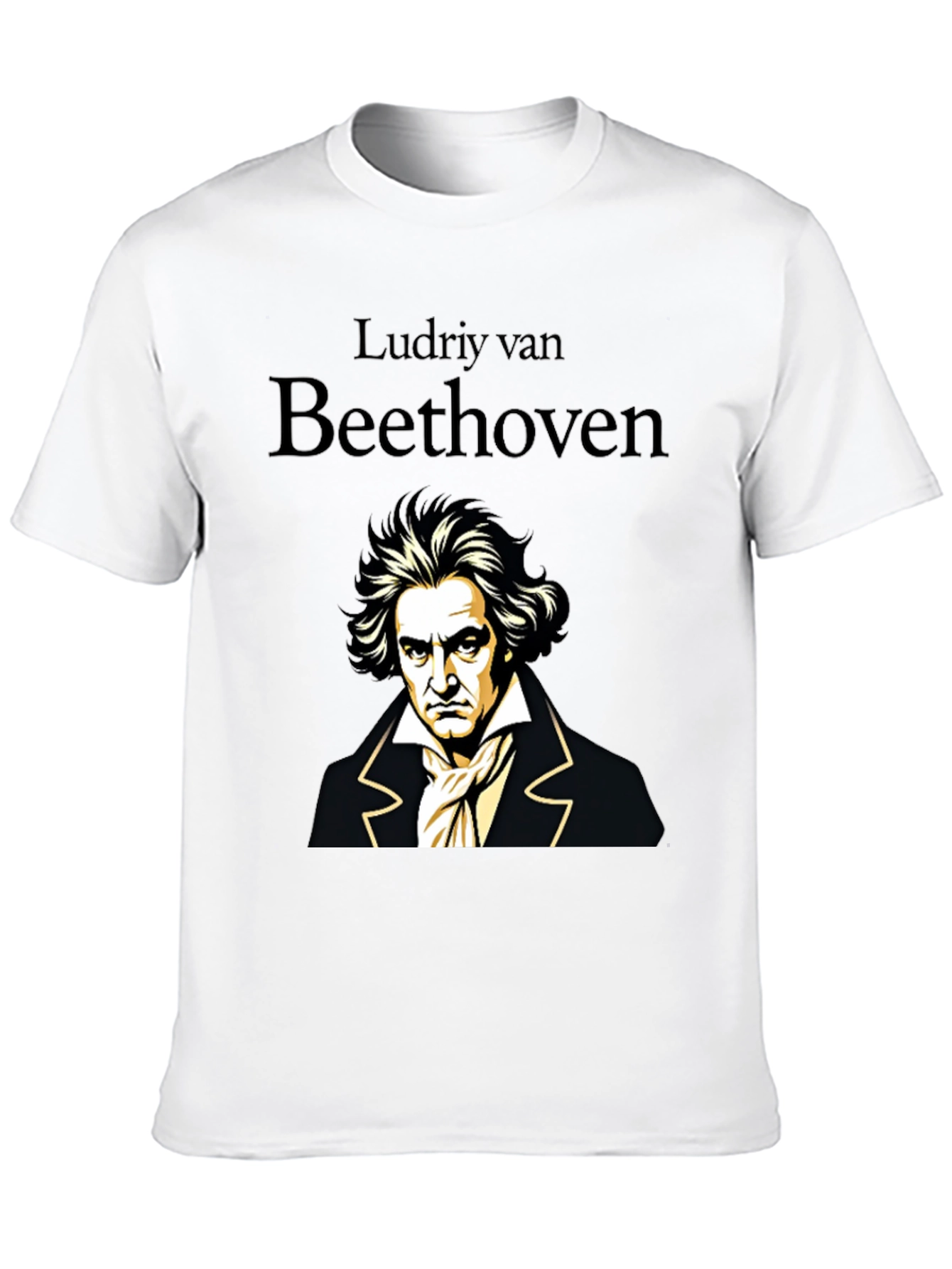 Ludwig van Beethoven Portrait Graphic T-Shirt