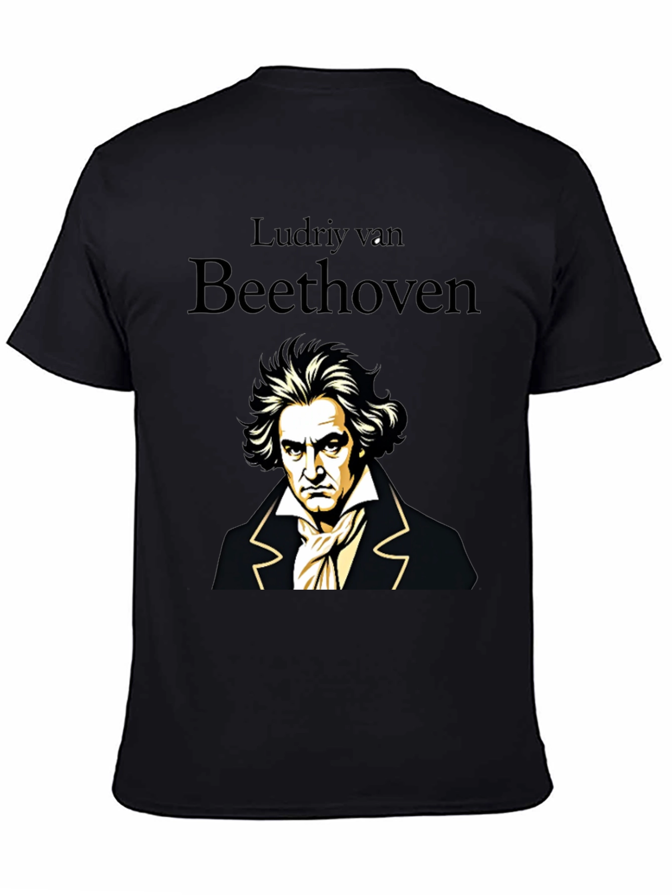 Ludwig van Beethoven Portrait Graphic T-Shirt