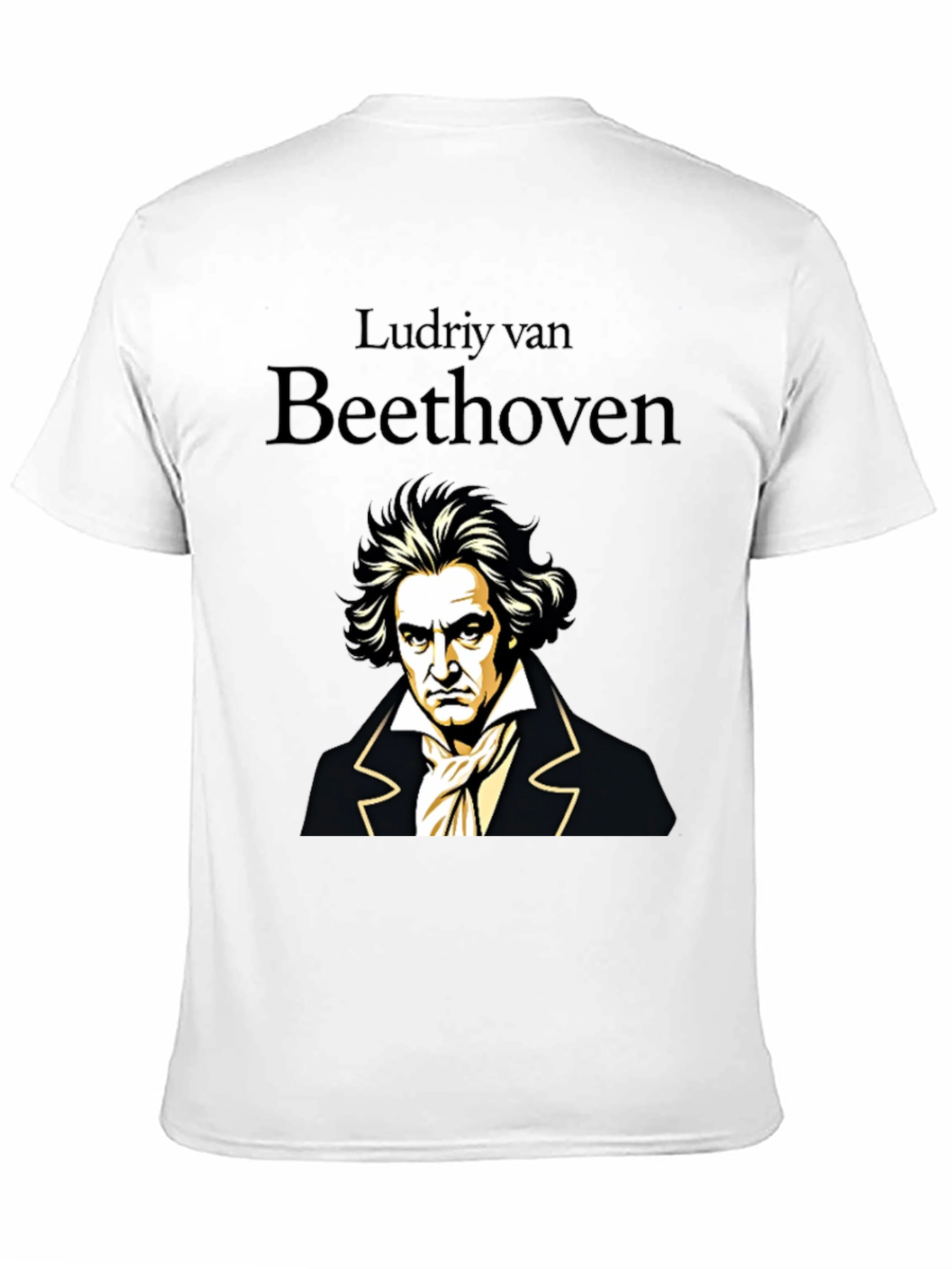 Ludwig van Beethoven Portrait Graphic T-Shirt