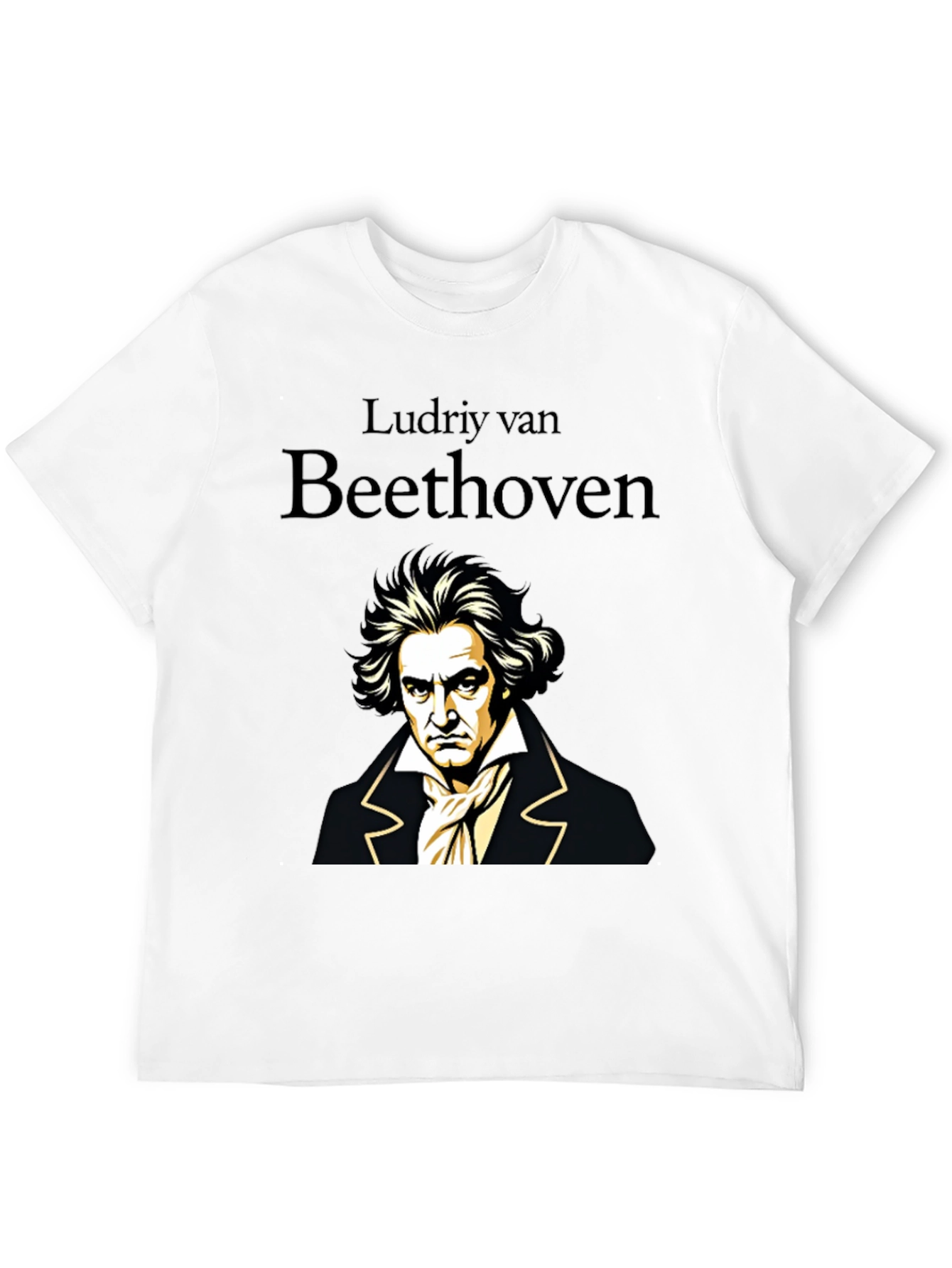 Ludwig van Beethoven Portrait Graphic T-Shirt