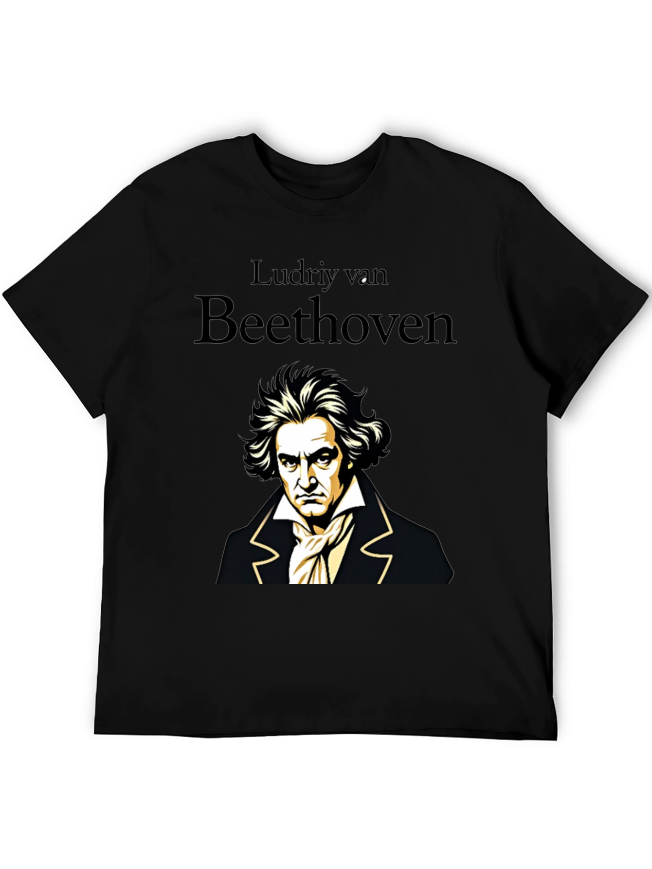Ludwig van Beethoven Portrait Graphic T-Shirt