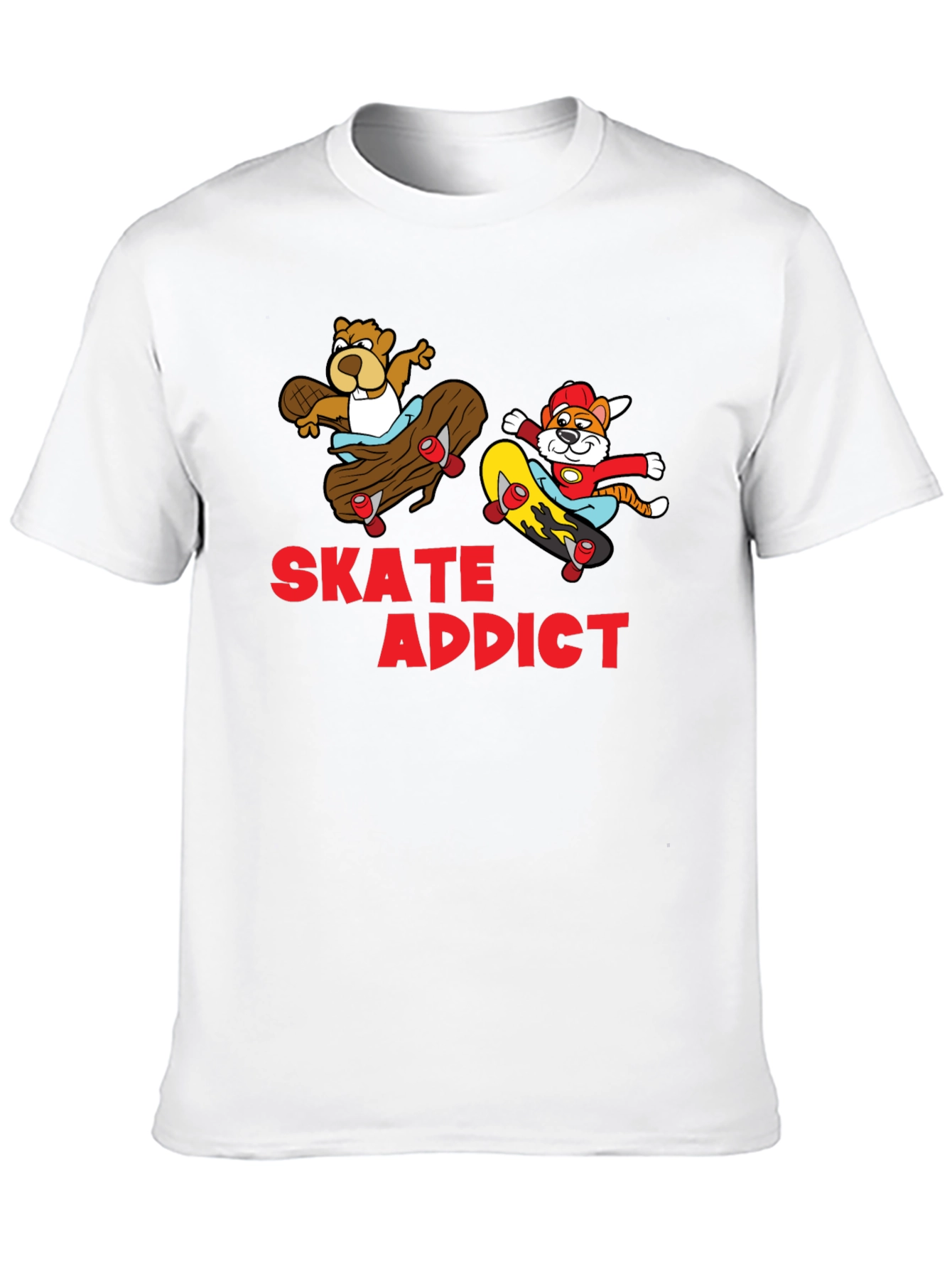 Skate Addict Graphic T-Shirt