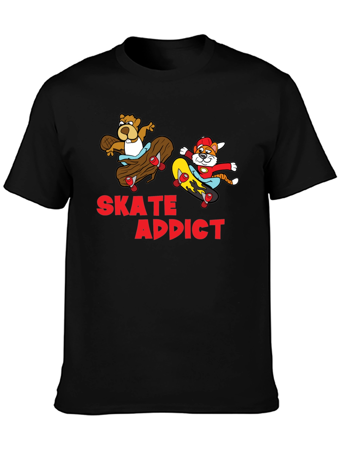 Skate Addict Graphic T-Shirt
