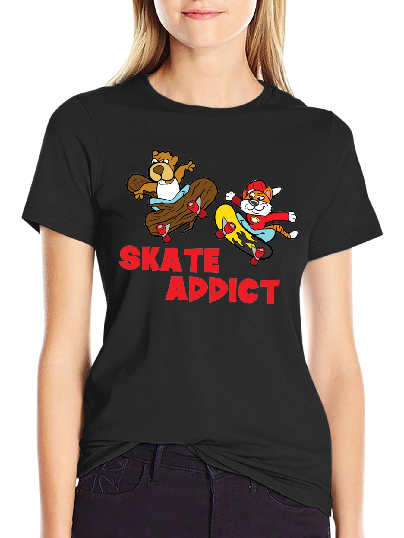 Skate Addict Graphic T-Shirt