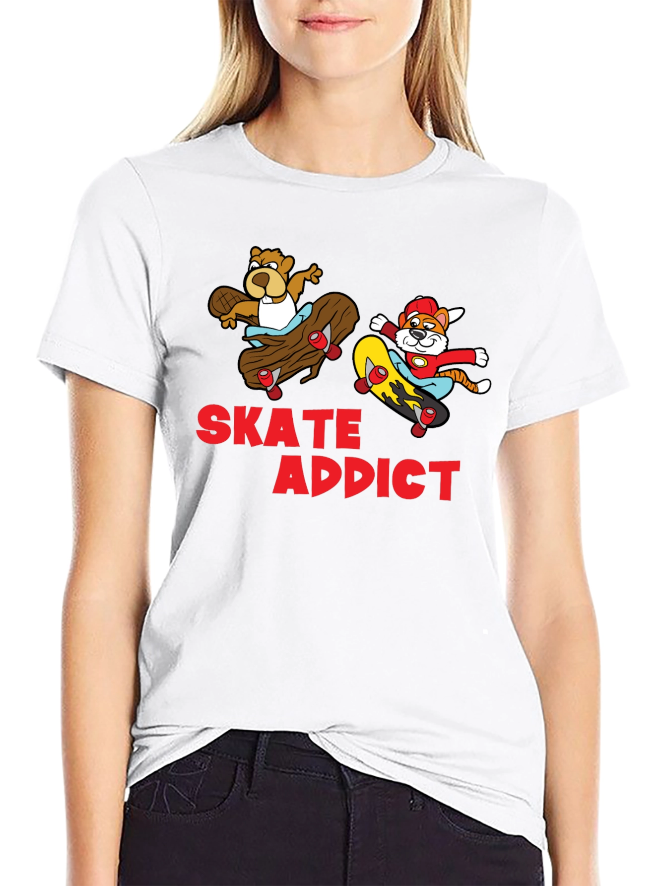 Skate Addict Graphic T-Shirt