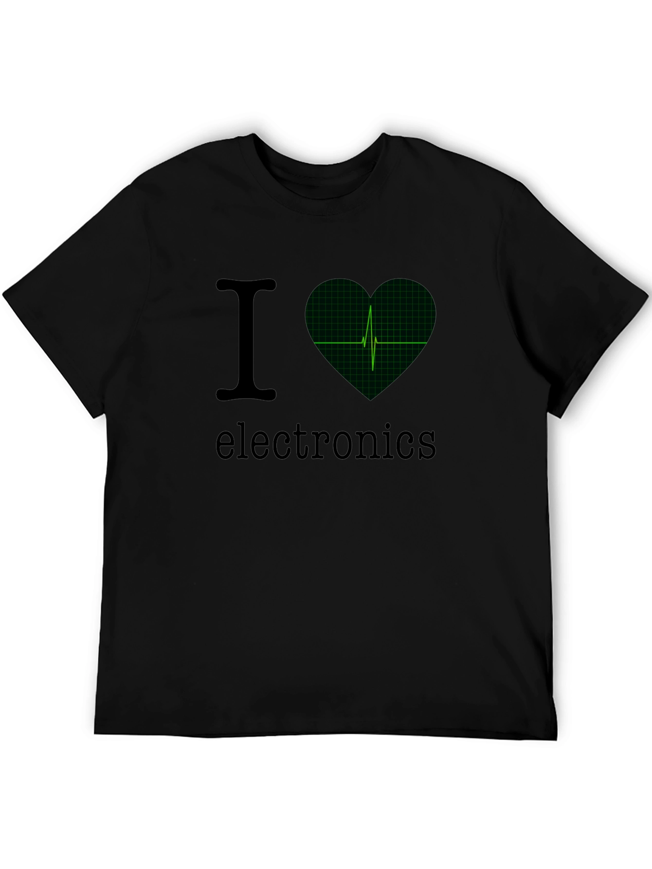 I Heart Electronics T-Shirt - Black