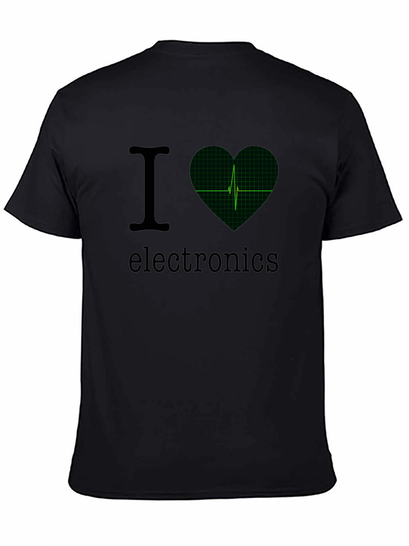 I Heart Electronics T-Shirt - Black