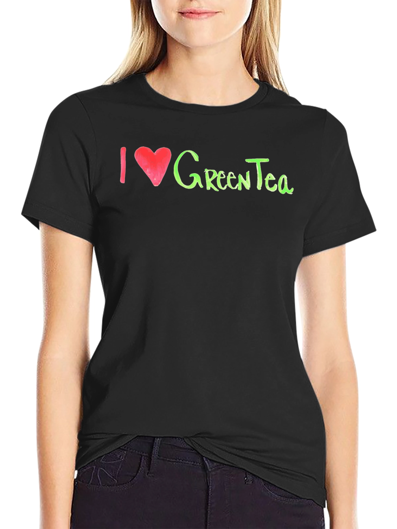 I Love Green Tea T-Shirt - Soft Cotton Blend