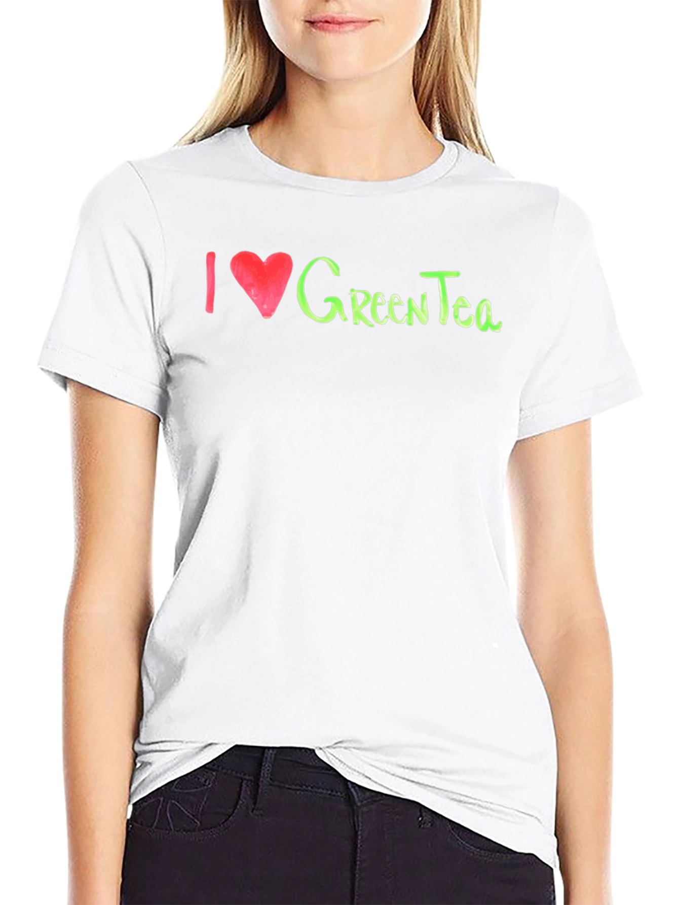 I Love Green Tea T-Shirt - Soft Cotton Blend