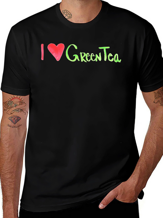 I Love Green Tea T-Shirt - Soft Cotton Blend