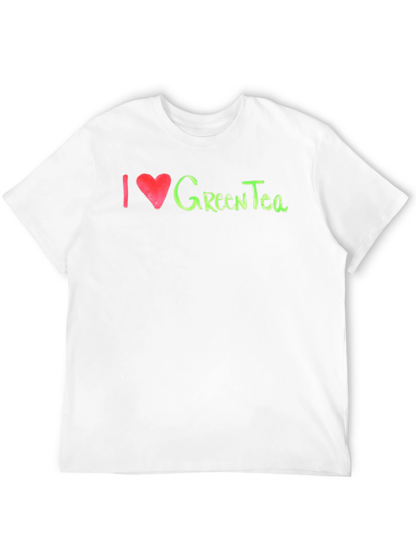 I Love Green Tea T-Shirt - Soft Cotton Blend