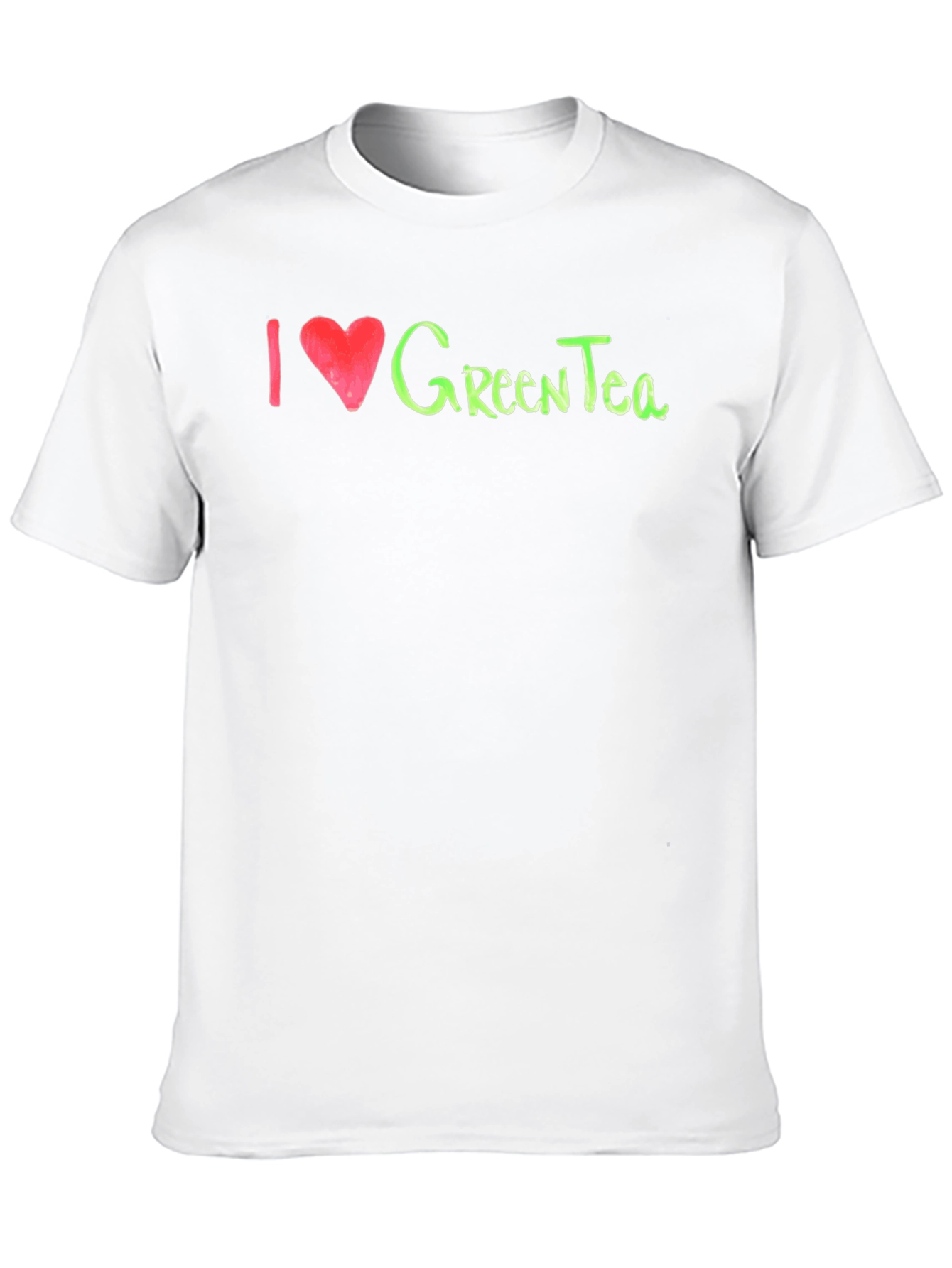 I Love Green Tea T-Shirt - Soft Cotton Blend