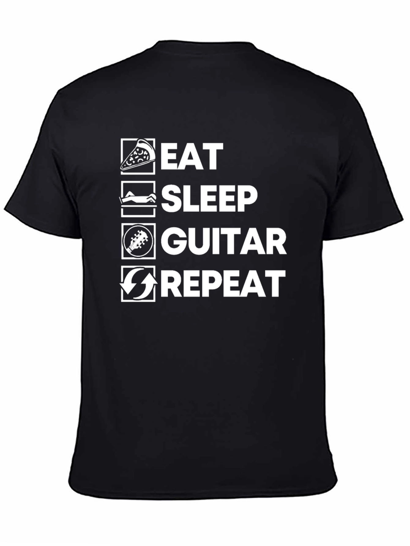 Eat Sleep Guitar Repeat T-Shirt