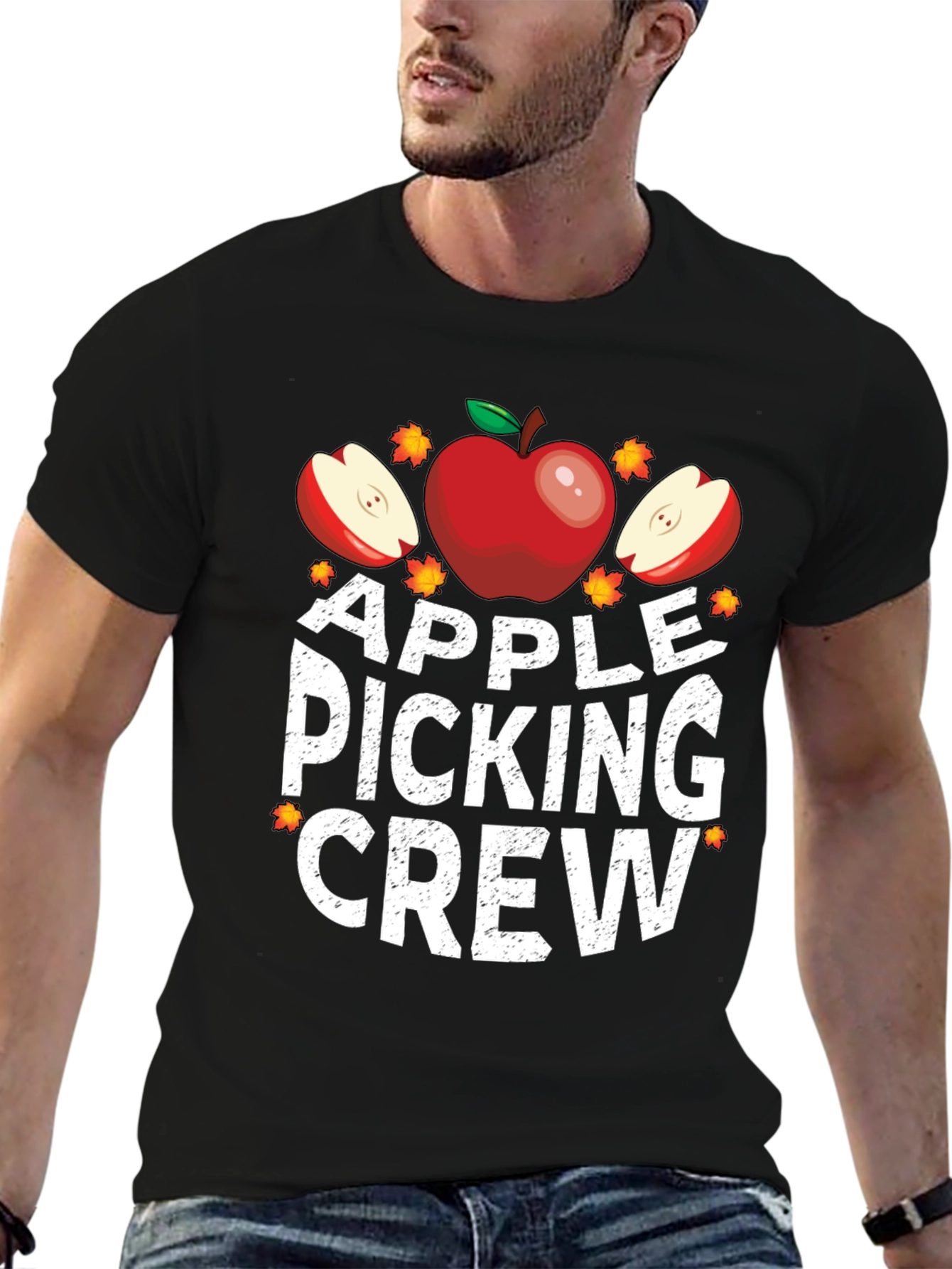 Apple Picking Crew Graphic T-Shirt