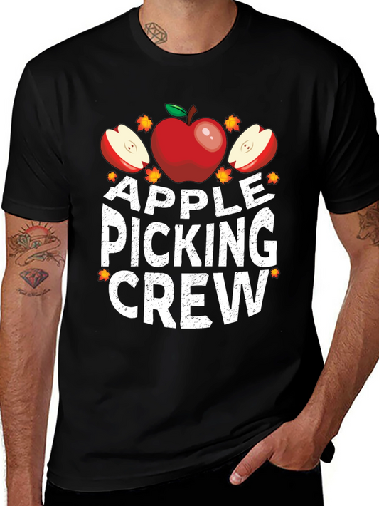 Apple Picking Crew Graphic T-Shirt