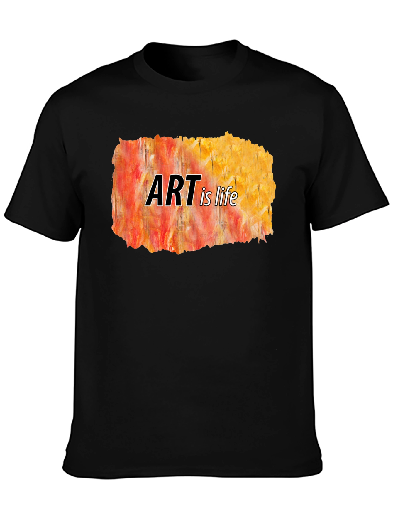 Art Is Life Black T-Shirt