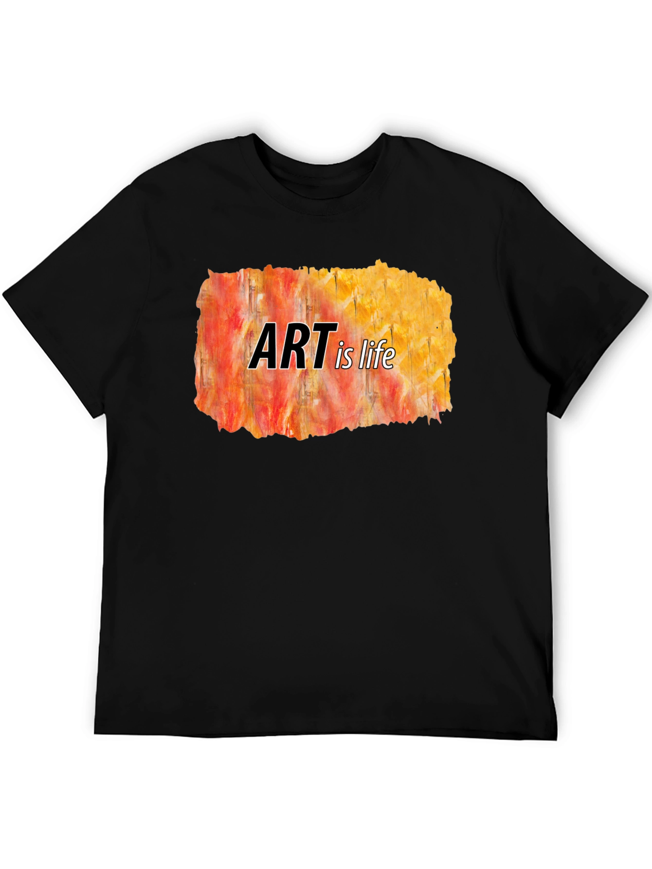 Art Is Life Black T-Shirt