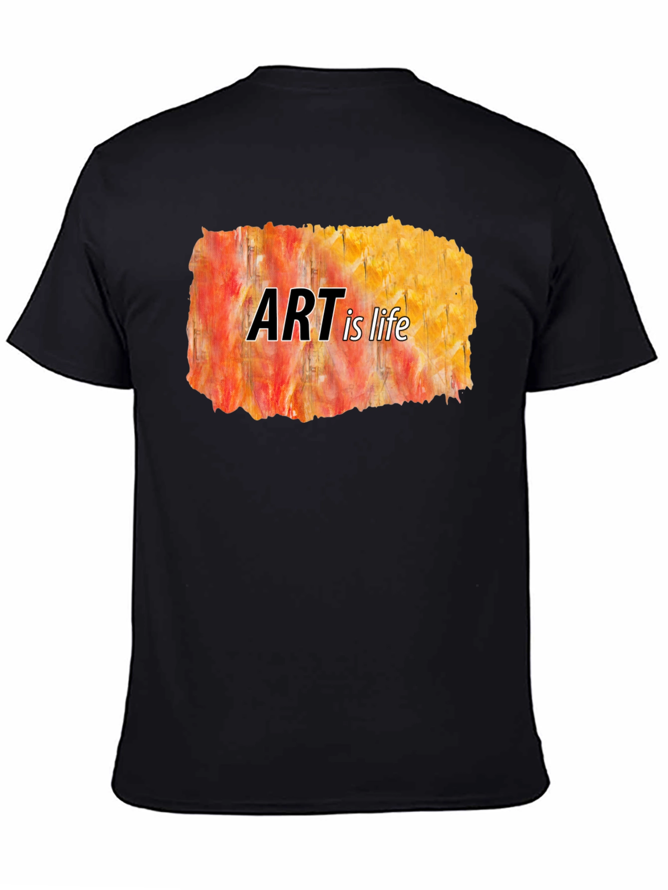 Art Is Life Black T-Shirt