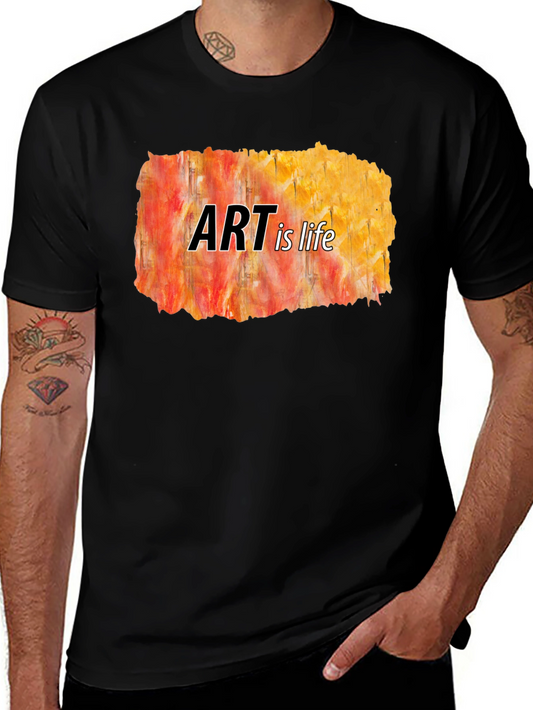 Art Is Life Black T-Shirt