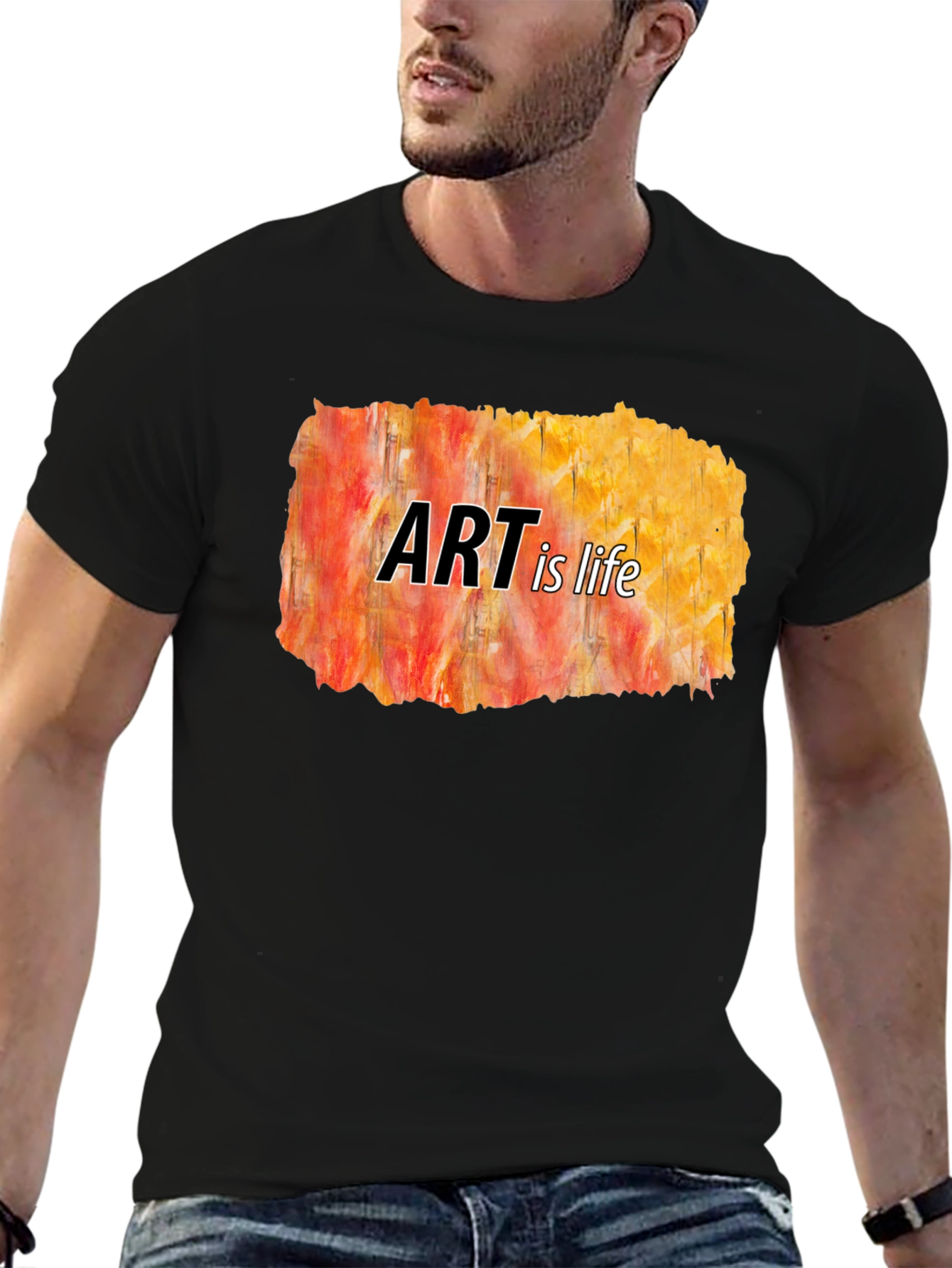 Art Is Life Black T-Shirt