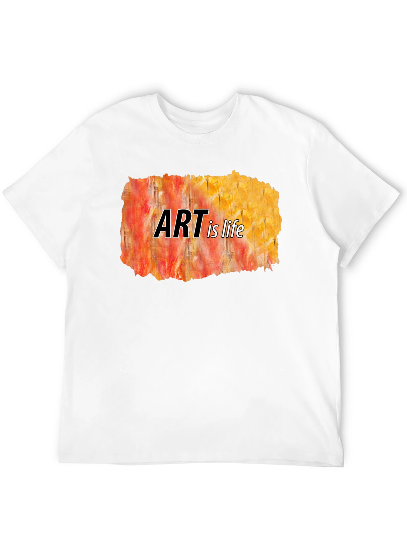 Art Is Life Black T-Shirt