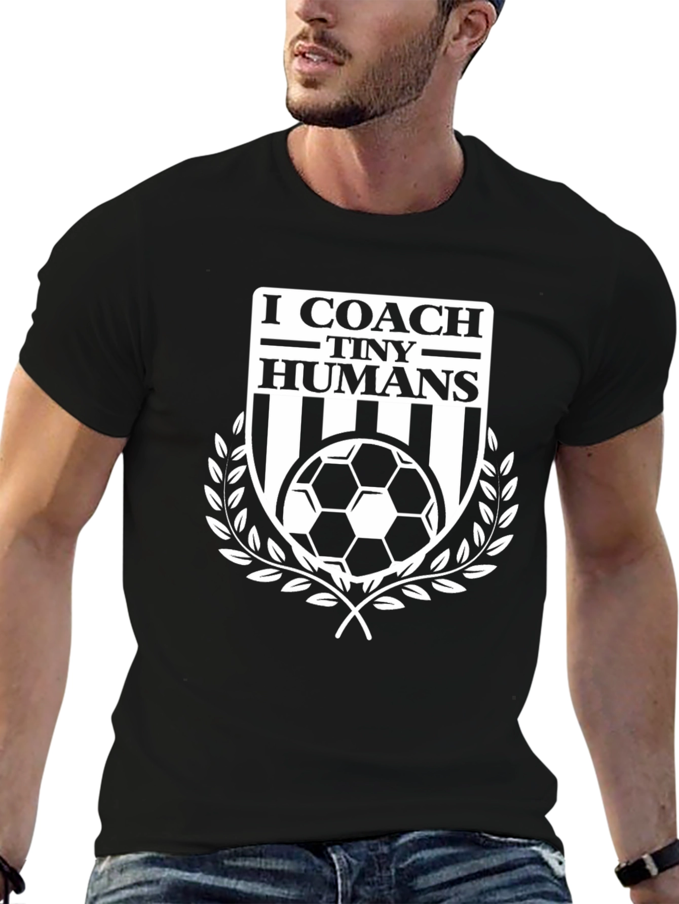 I Coach Tiny Humans Soccer T-Shirt