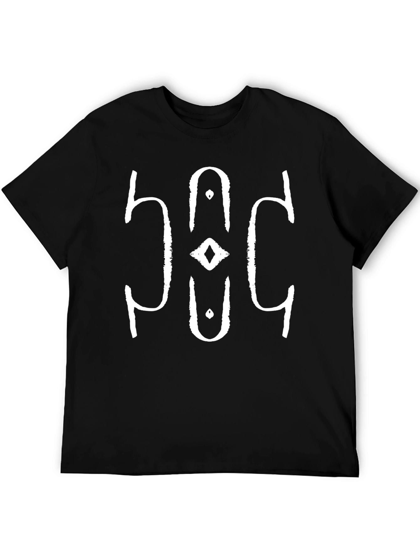 Symbol Graphic Tee - Mens Black Casual T-Shirt