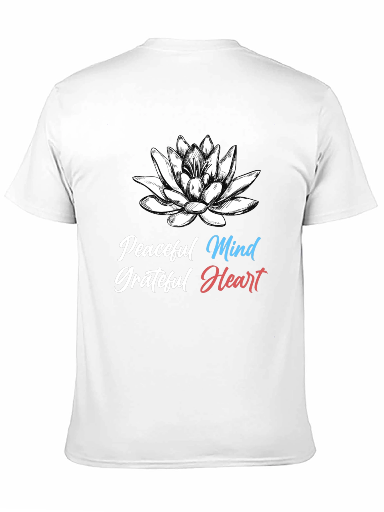 Peaceful Mind Grateful Heart Graphic Tee