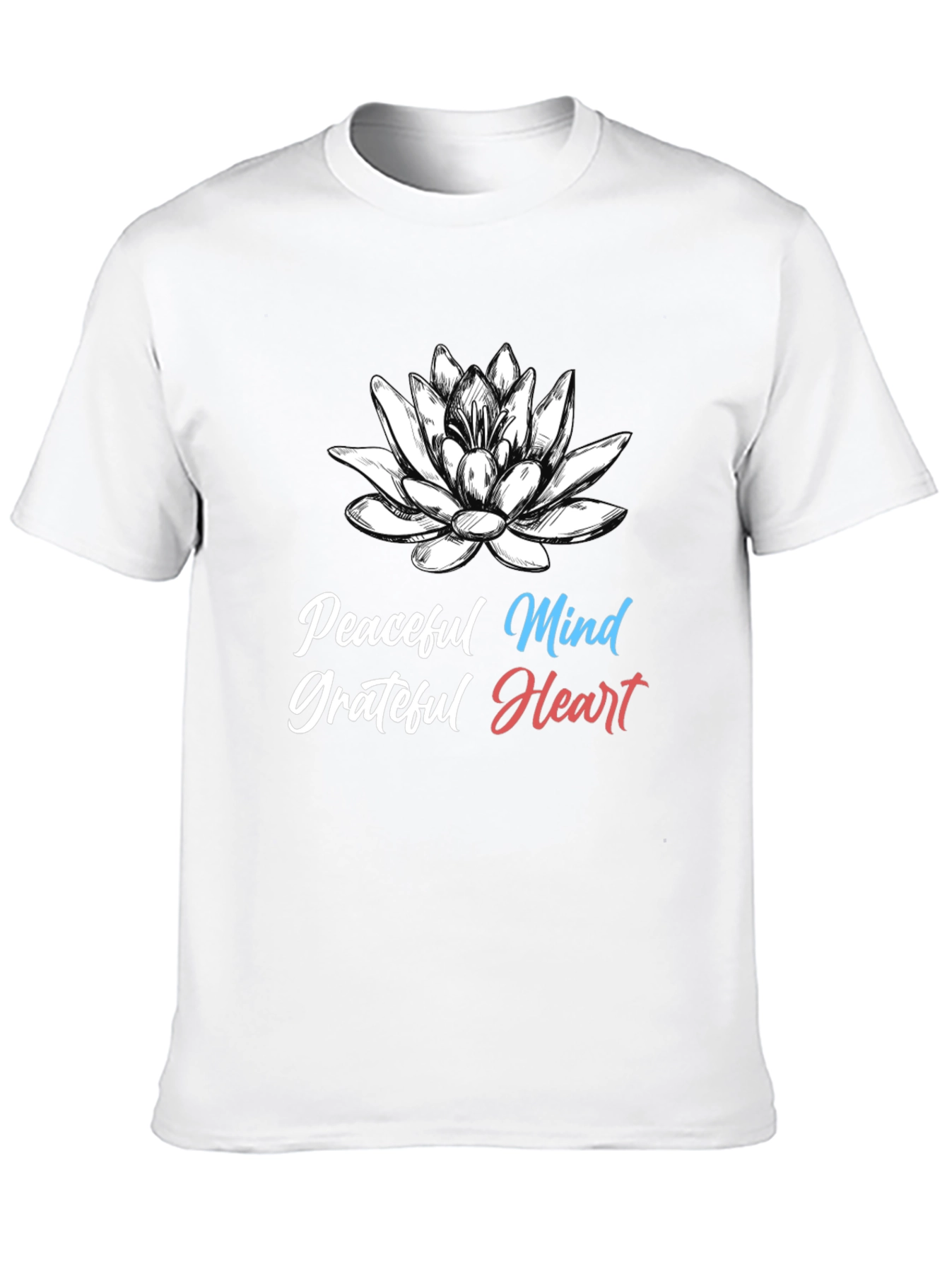 Peaceful Mind Grateful Heart Graphic Tee
