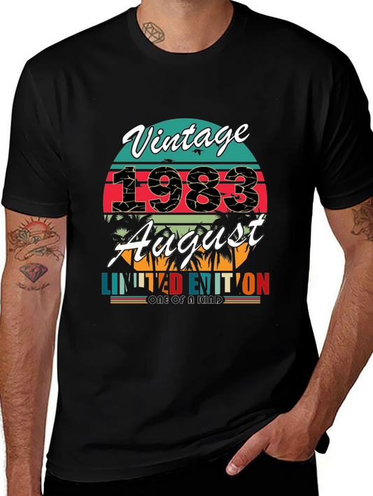 Vintage 1983 August Limited Edition Graphic T-Shirt