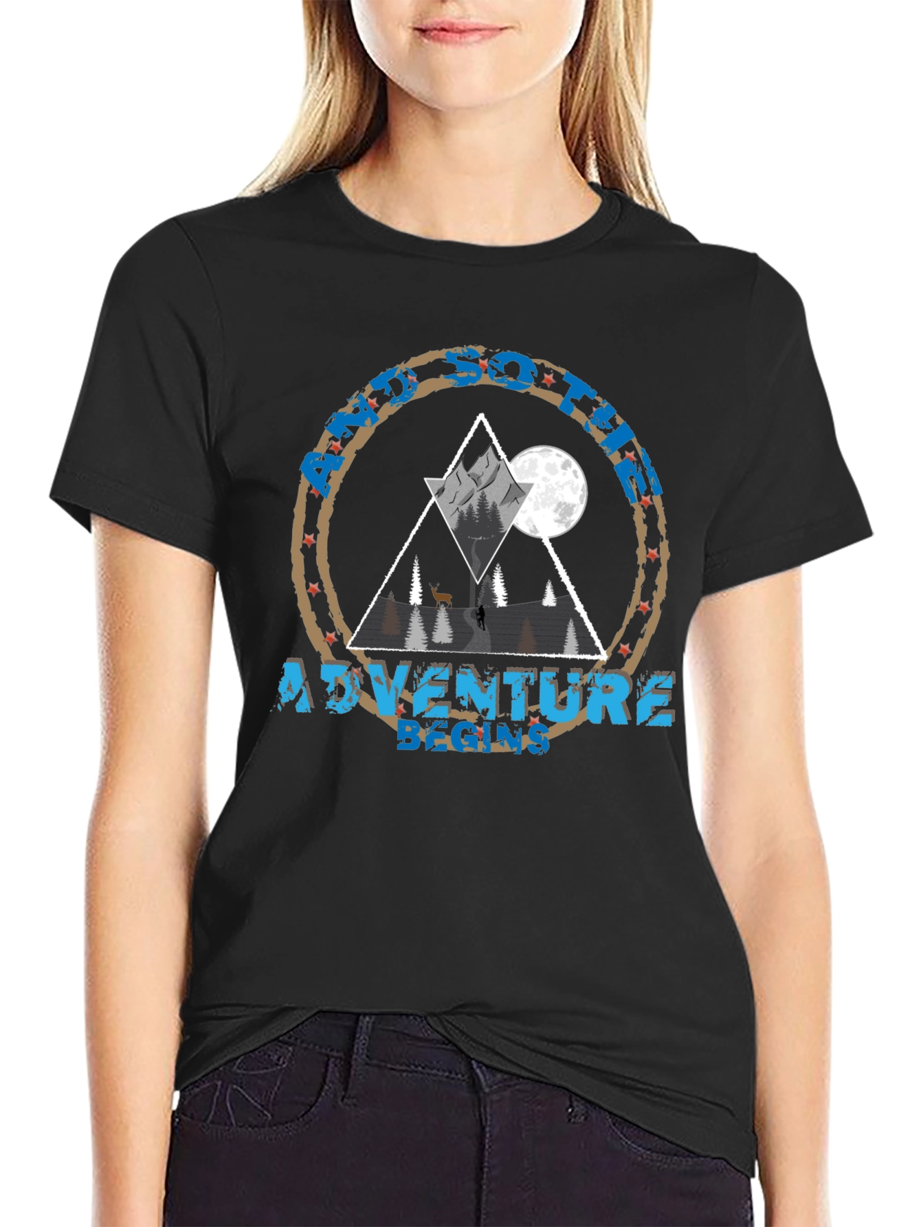 Adventure Begins Graphic Tee