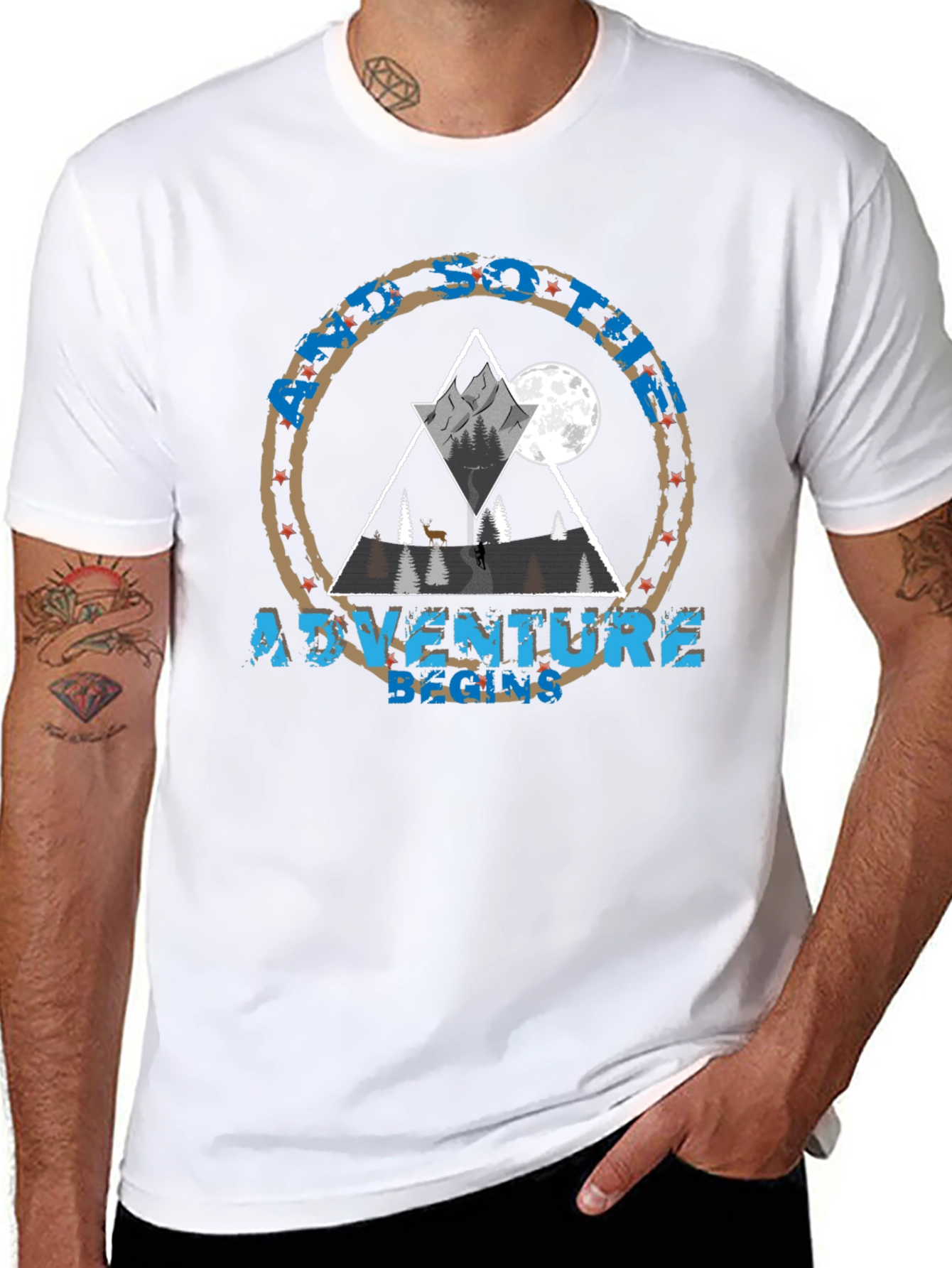 Adventure Begins Graphic Tee