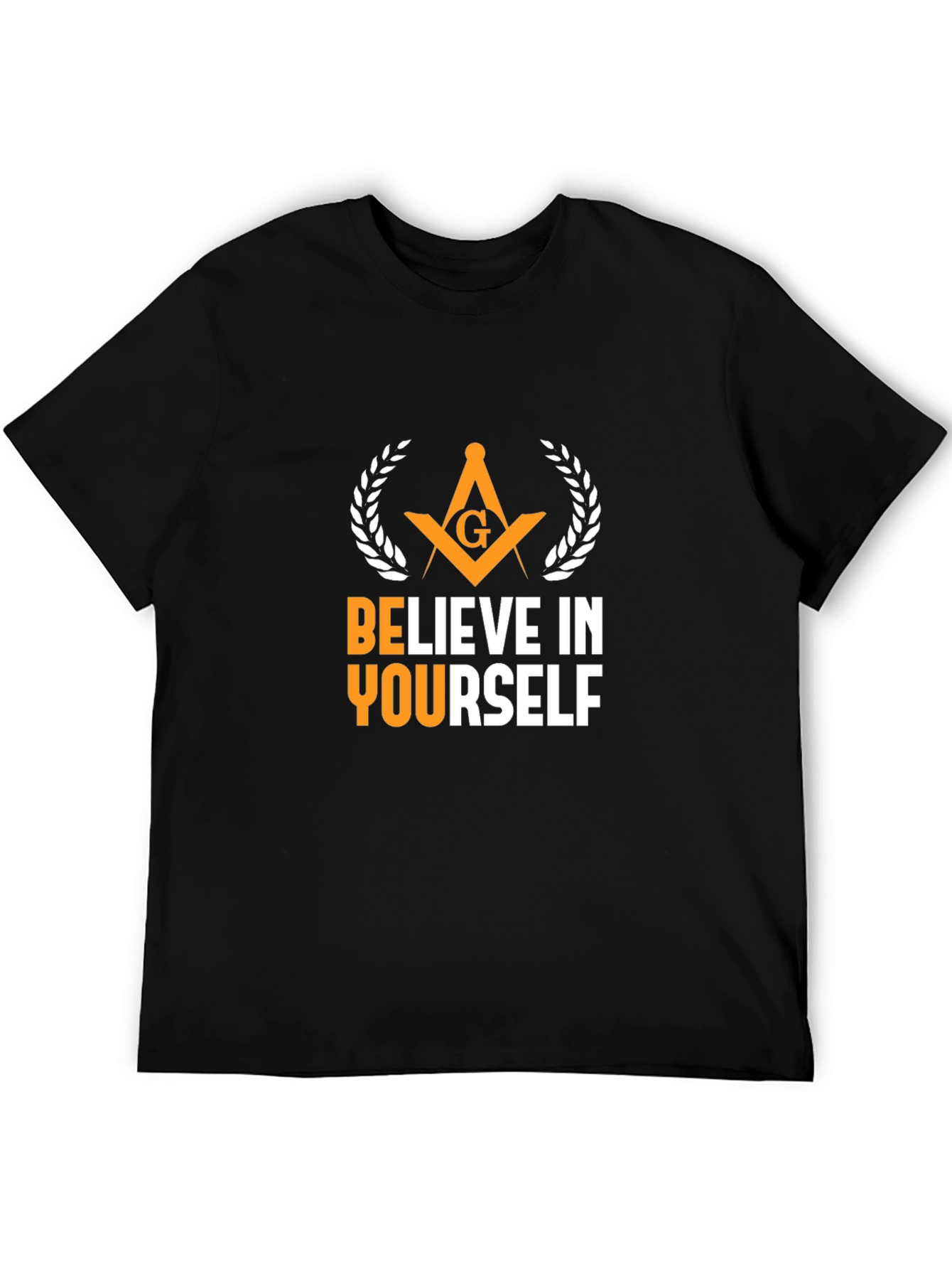 Believe In Yourself Graphic T-Shirt - Black