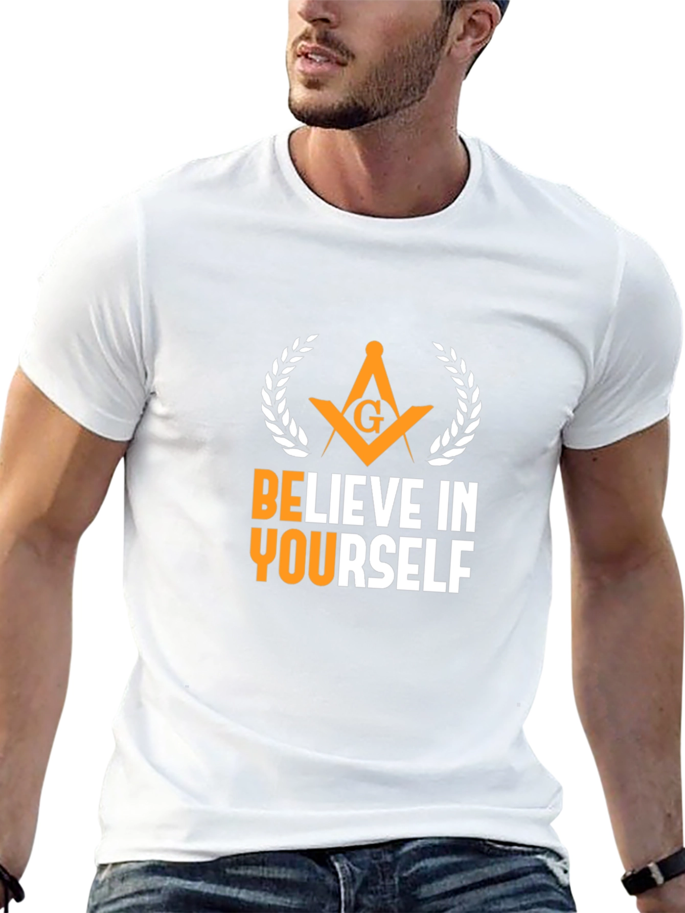 Believe In Yourself Graphic T-Shirt - Black